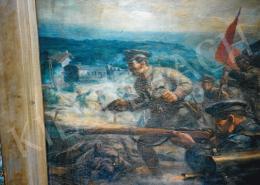 dr. Domonkos, Imre - The Victory of Miskolc, 160x220 cm, oil on canvas, Signed lower left: Domonkos Imre, Photo: Tamás Kieselbach