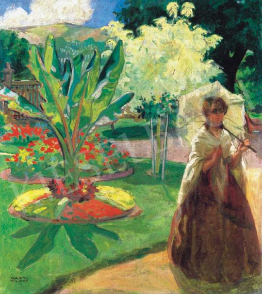  Nagy, Vilmos - Lady with Parasol in the Park | 32nd Auction auction / 136 Lot