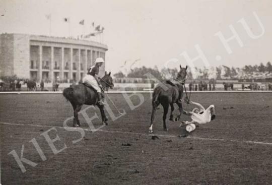 Reincke, M. - Magyar-német lovaspólómérkőzés (16:4),  Berlini Olimpia, 1936 (sajtófotó) | Fotóaukció 2007 aukció / 96 tétel