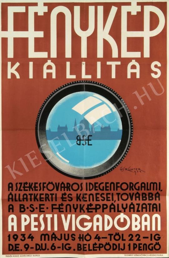 Ifj. Richter Ferenc - Fényképkiállítás plakátja, 1934 | Fotóaukció 2008 aukció / 61 tétel