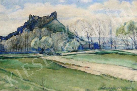 Laurencsik, Béla - Castle of Fülek painting