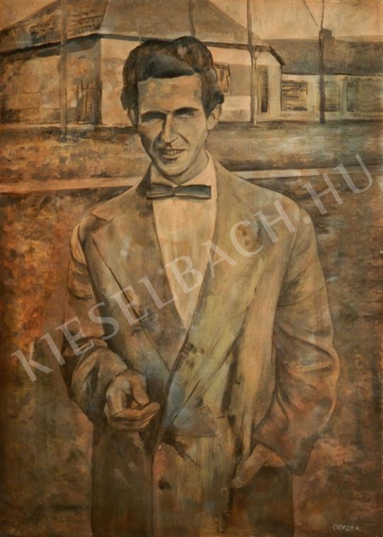 Orvos, András - Once upon a time 1960s (Self-portrait) painting