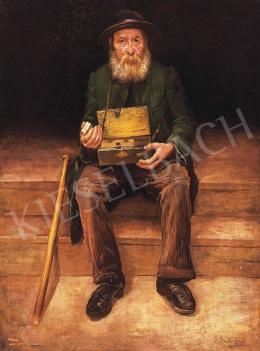 Skuteczky, Döme - Wandering Jewish man (Cigarette vendor) 