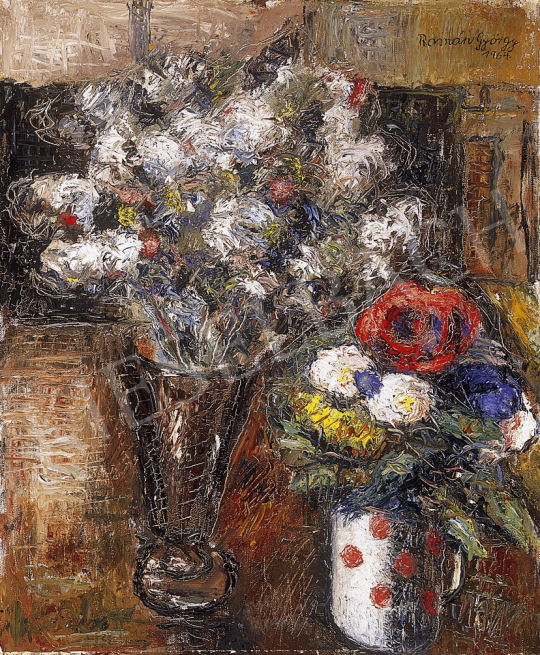  Román, György - Still life | 12th Auction auction / 215 Lot