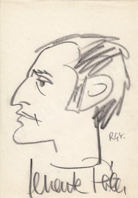 For sale  Rózsahegyi, György - Portrait of Péter Levente Actor, Director 's painting