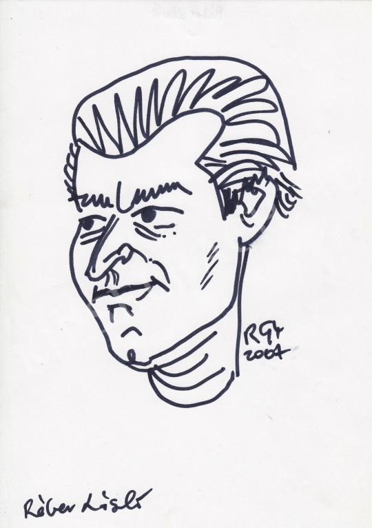 For sale  Rózsahegyi, György - Portrait of László Réber Graphics, Illustrator, Caricaturist 's painting