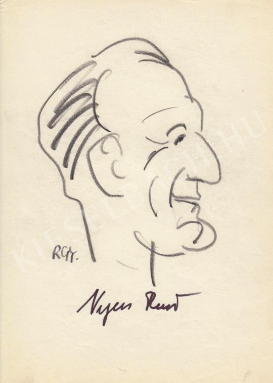 For sale  Rózsahegyi, György - Portrait of Rezső Nyers Politician 's painting