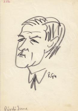  Rózsahegyi, György - Portrait of Imre Párdi Politician (1960s)