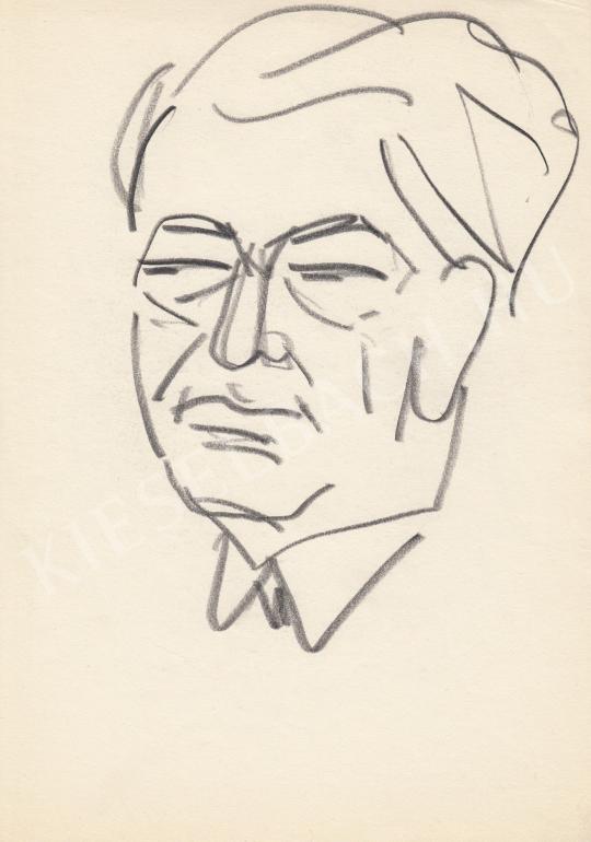 Eladó  Rózsahegyi György - Darvas József író, politikus portréja festménye