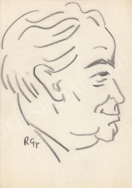  Rózsahegyi, György - Portrait of József Darázs Politician, Writer (c. 1970)