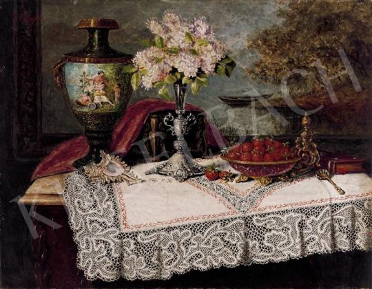 Osnaghi, Josefine - Still life with strawberry | 10th Auction auction / 178 Lot