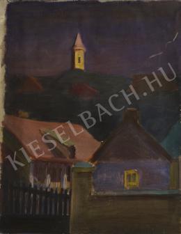 Szentiványi Károly - Esti templom (1960)