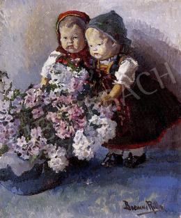 Boemm, Ritta - Dolls with flowers 