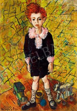  Peterdi, Gábor - Boy in Striped Socks 