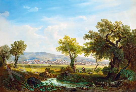  Varrone, Johann - Pécs látképe, 1859 | 53. Őszi Aukció aukció / 90 tétel