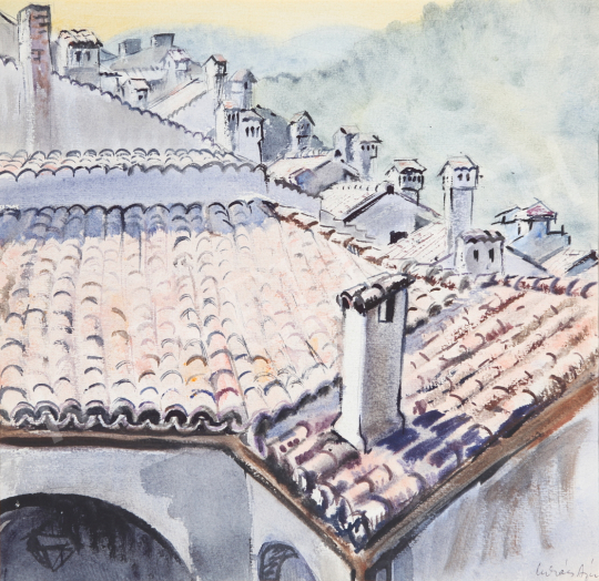 For sale  Lukács, Ágnes - Tirnovo's Rooftops, 1983 's painting