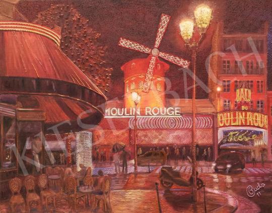  Buda Balázs - A Moulin Rouge elôtt, 2011 festménye