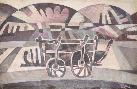  Chemez, Árpád - Chariot I. painting