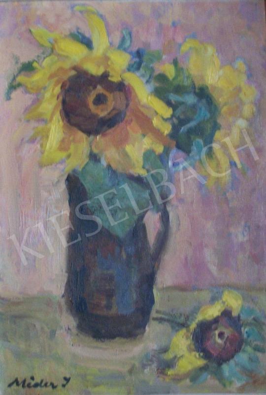  Méder, Ilona - Sunflowers painting