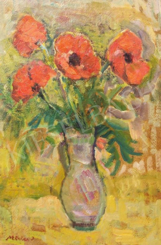  Méder, Ilona - Red Poppy painting