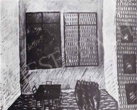  Román, György - Congregation, 1977 painting