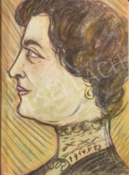  Rippl-Rónai, Ödön - Portrait of Aunt Flóra, 1914 