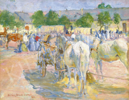  Halász-Hradil, Elemér - In Market Place, 1910 