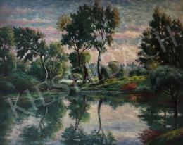 Haranglábi Nemes, József (Nemes József, Josep - Summer riverside, 1958 