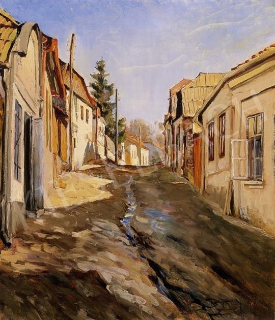 Galgóczy, Endre - Street in Nagybánya | 6th Auction auction / 128 Lot