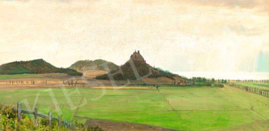 Gundelfinger, Gyula - Landscape of Balaton Uplands from Szent György Hill (Szigliget, October), 1891 | 74. Spring auction auction / 41 Lot
