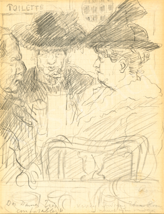Rippl-Rónai, József - Friends in a Parisian Café (Des Dames Trés Comfortable) | 74. Spring auction auction / 51 Lot
