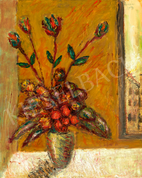  Román, György - Flower Still Life | 74. Spring auction auction / 96 Lot