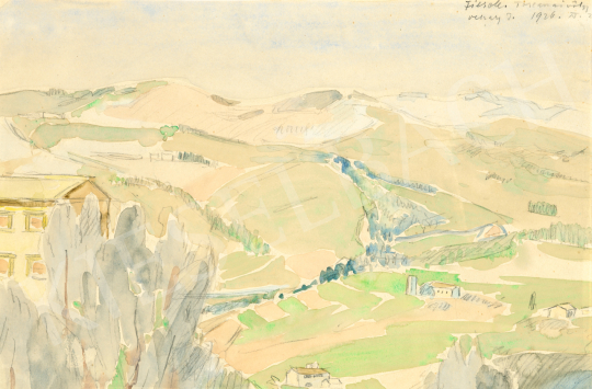  Vaszary, János - Toscan Landscape in May (Fiesole), 1926 | 74. Spring auction auction / 116 Lot