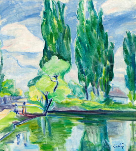 Erdélyi, Béla - Riverside in Spring | 74. Spring auction auction / 117 Lot