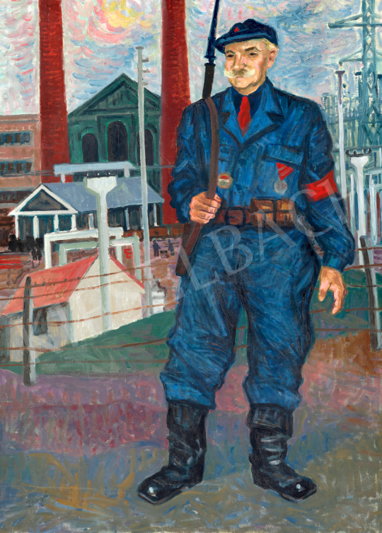  Fenyő, Andor (Endre) - Worker Guard | 74. Spring auction auction / 153 Lot