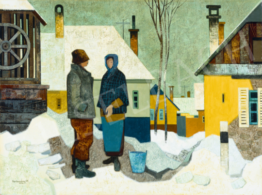 Zalaváry, Miklós - Meeting at the Well, 1974 | 74. Spring auction auction / 155 Lot