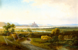 Ligeti Antal - Esztergom látképe, 1883 