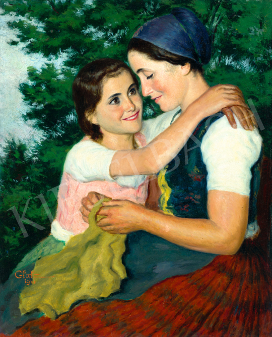  Glatz, Oszkár - Siblings, 1941 | 74. Spring auction auction / 202 Lot