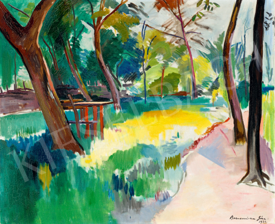  Bornemisza, Géza - Park Detail (The Garden of the Artist at Nábránd), 1932 | 74. Spring auction auction / 221 Lot