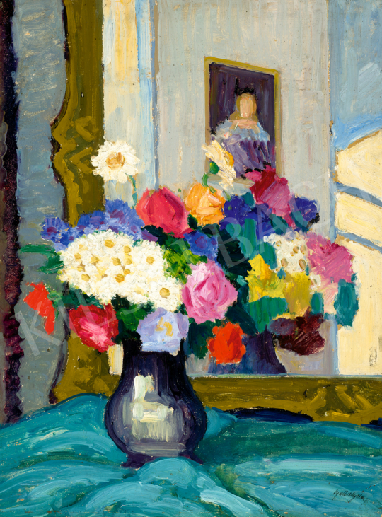 Balla, Béla - Bouquet in Front of a Mirror, c. 1910 | 74. Spring auction auction / 246 Lot