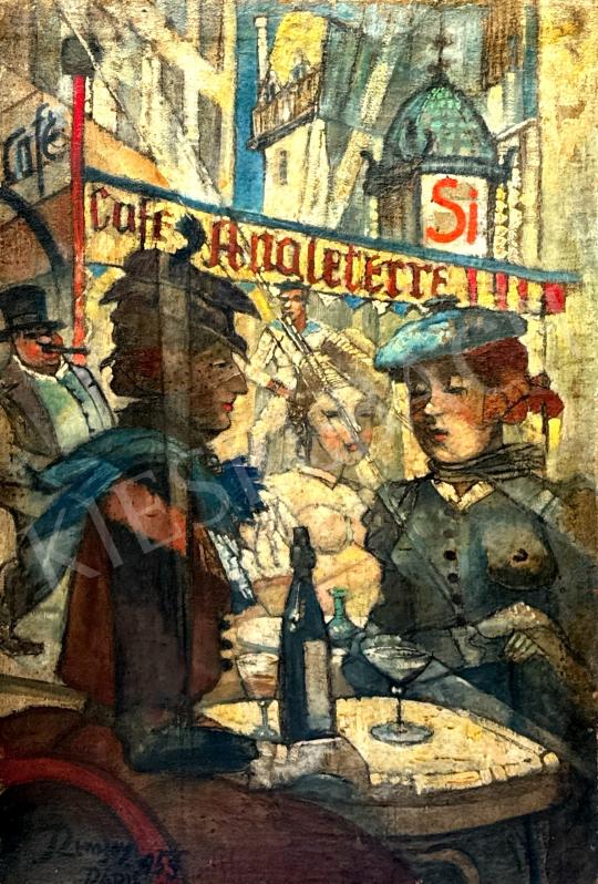 For sale  Remsey, Jenő György - Paris Café, 1955  's painting