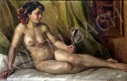 Udvardy, Flóra (Némethyné, Czakó Jenőné) - Female Nude, 1911  