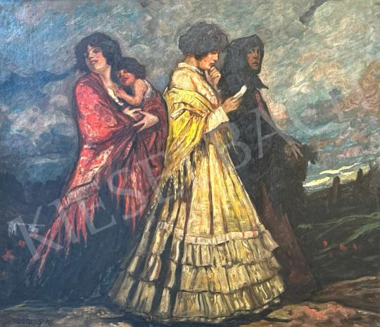 For sale  Dudits, Andor - Spanish women  's painting