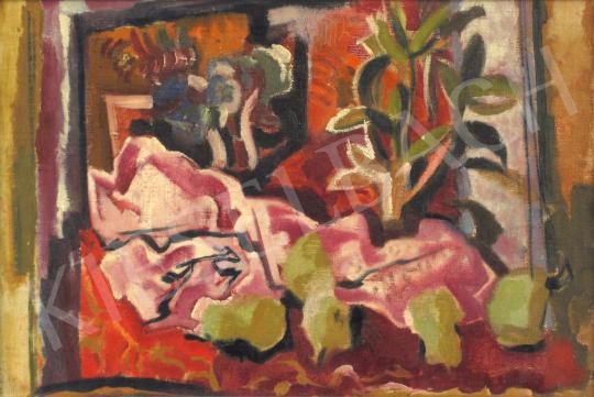  Hincz, Gyula - Still Life with Ficus, 1960  painting