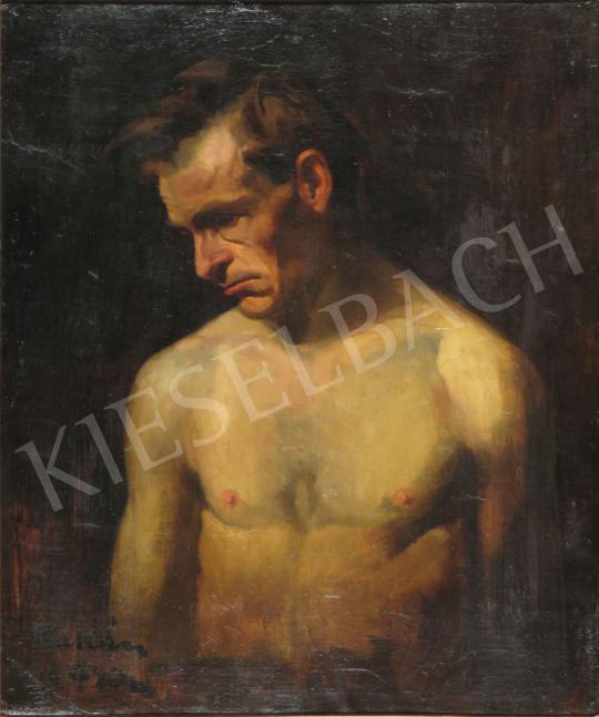 For sale  Kukán, Géza - Portrait of a Miner, 1922  's painting