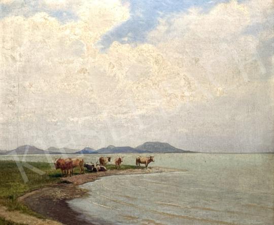 For sale  Aggházy, Gyula - Panorama of Lake Balaton  's painting