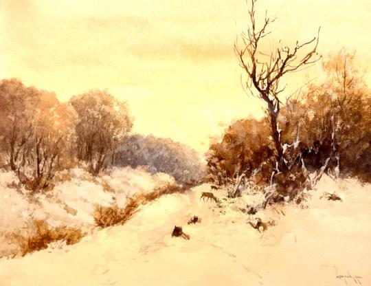 For sale Neogrády, Antal - Winter landscape 's painting