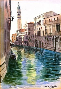 Vidor, Pál - Venice detail, 1924  