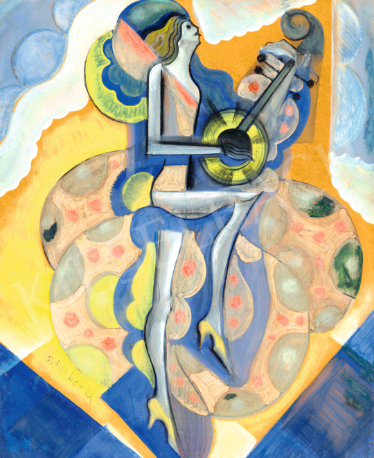  Scheiber, Hugó - Art Deco Dancer with Guitar, 1930s | 75th Autumn auction auction / 5 Lot