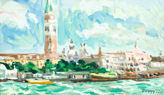  Duray, Tibor - Venice with the St. Marc Square in the Background | 75th Autumn auction auction / 9 Lot